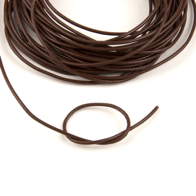 520-BR15: 1.5mm Dark Brown Greek Leather 
