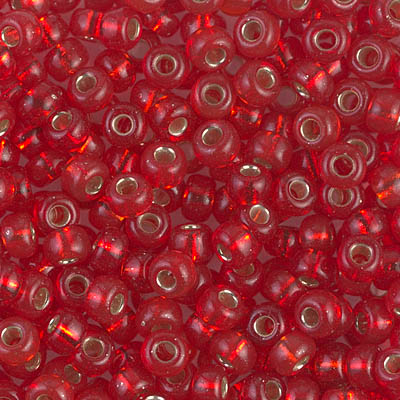 6-10:  6/0 S/L Flame Red Miyuki Seed Bead (was 6-140S) 