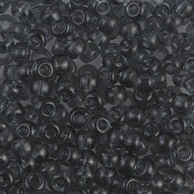 6-152:  6/0 Transparent Gray   Miyuki Seed Bead 