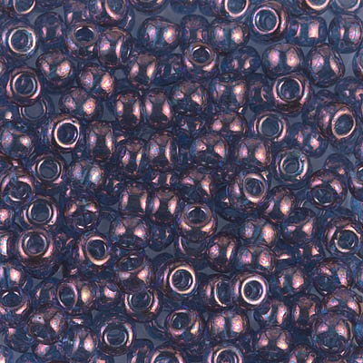 6-1884:  6/0 Violet Gold Luster Miyuki Seed Bead 
