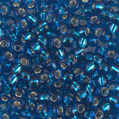 6-25:  6/0 S/L Capri Blue Miyuki Seed Bead (was 6-149S) 