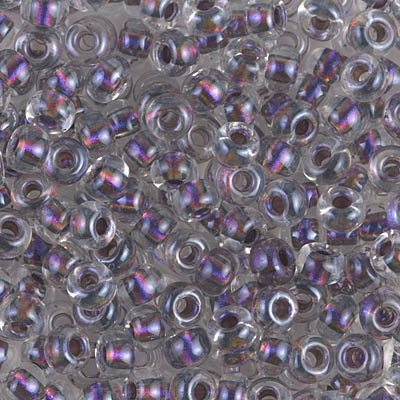 6-3203:  6/0 Magic Violet Lined Crystal Miyuki Seed Bead 