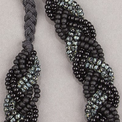 6-401F:  6/0 Matte Black  Miyuki Seed Bead - 6-401F*