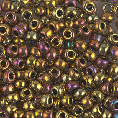 小物 miyuki Caravan Beads - Miyuki - 6-462: 6/0 Metallic Gold Iris Miyuki Seed
