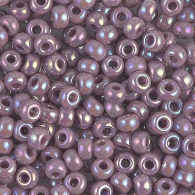 6-478:  6/0 Op Mauve AB Miyuki Seed Bead (was 6-410R) - 6-478*
