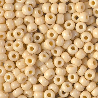 6-493:  6/0 Opaque Pear  Miyuki Seed Bead 