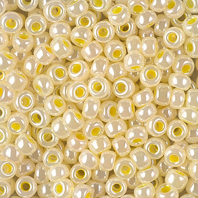 6-514D:  6/0 Lemon Ice Ceylon Miyuki Seed Bead 