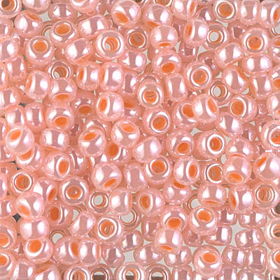 6-539:  6/0 Salmon Ceylon Miyuki Seed Bead - 6-539*