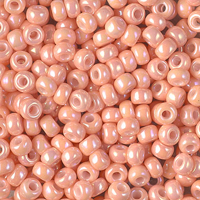 Caravan Beads - Miyuki - 6-596-1: 6/0 Opaque Tea Rose Luster