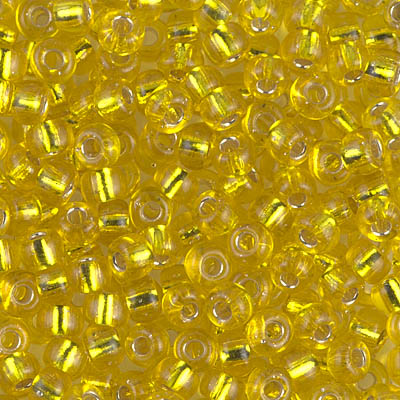 6-6:  6/0 S/L Yellow  Miyuki Seed Bead (was 6-136S) 