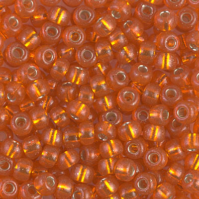 6-8:  6/0 S/L Orange Miyuki Seed Bead (was 6-138S) 