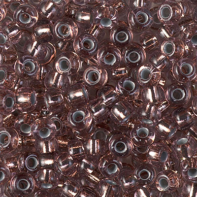6-978:  6/0 Copper Lined Pale Amethyst Miyuki Seed Bead 