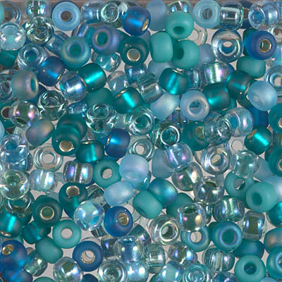 6-MIX-18:  6/0 Mix - Touch of Teal 