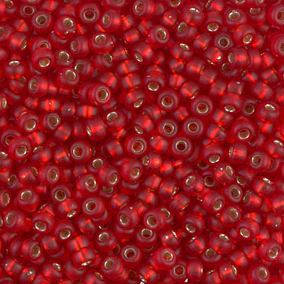 Caravan Beads - Miyuki - 8-10: 8/0 Silverlined Flame Red (Was 704