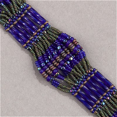 8-151F:  8/0 Matte Transparent Cobalt Miyuki Seed Bead - 8-151F*