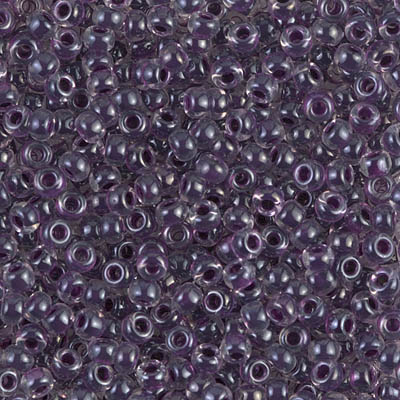 8-223:  8/0 Grape Lined Crystal Miyuki Seed Bead 
