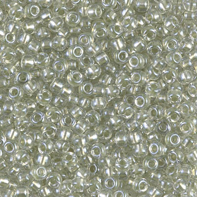 8-2604:  8/0 Sparkling Celery Lined Crystal AB Miyuki Seed Bead 