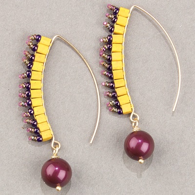 8-308:  8/0 Cobalt Gold Luster Miyuki Seed Bead - 8-308*