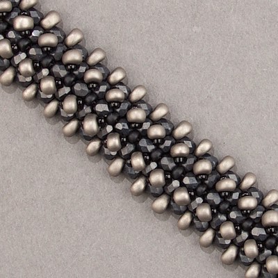 8-401F:  8/0 Matte Black Miyuki Seed Bead - 8-401F*