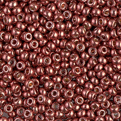 8-4212:  8/0 Duracoat Galvanized Dark Berry Miyuki Seed Bead 