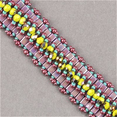 8-4219:  8/0 Duracoat Galvanized Magenta Miyuki Seed Bead - 8-4219*