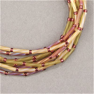 8-4270:  8/0 Duracoat Silverlined Dyed Magenta Miyuki Seed Bead - 8-4270*
