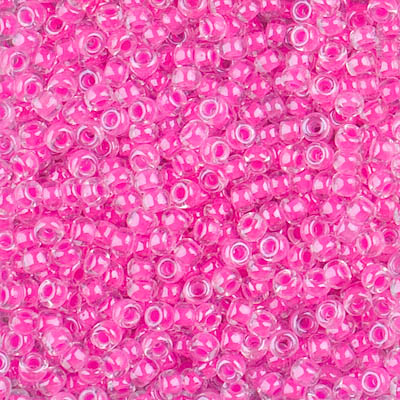 8-4302:  8/0 Luminous Hot Magenta  Miyuki Seed Bead 