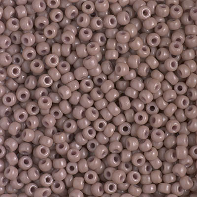 8-4455:  8/0 Duracoat Dyed Opaque Beige Miyuki Seed Bead 