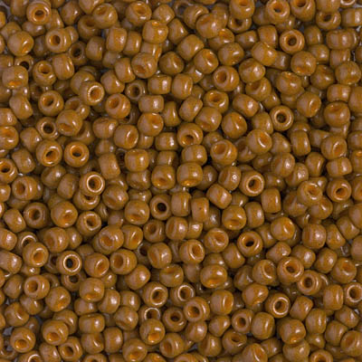8-4459:  8/0 Duracoat Dyed Opaque Sienna Miyuki Seed Bead 