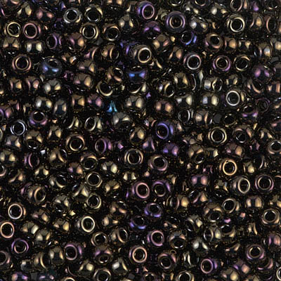 Caravan Beads - Miyuki - 8-458: 8/0 Metallic Brown Iris