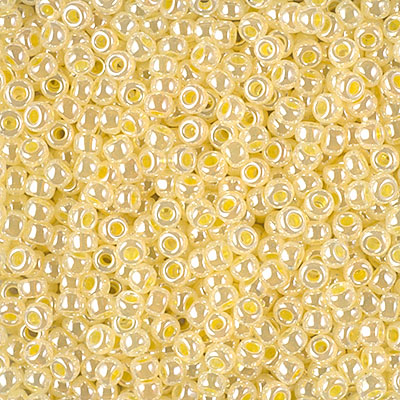8-514D:  8/0 Lemon Ice Ceylon Miyuki Seed Bead 