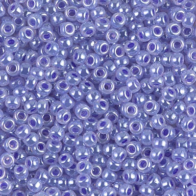 8-538:  8/0 Lilac Ceylon Miyuki Seed Bead 