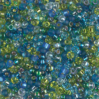 8-MIX-07:  8/0 Mix - Electric Blue Lagoon 