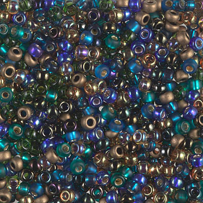 8-MIX-28:  8/0 Mix - Peacock Garden 