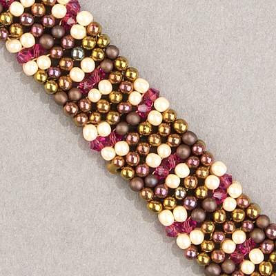 BB-2005:  Matte Metallic Dark Raspberry Iris Miyuki Berry Bead - BB-2005*