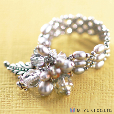 BFK-064:  Miyuki Pearl Ring Kit 