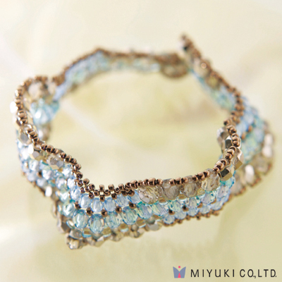 BFK-069:  Miyuki Blue Surge Bracelet Kit 