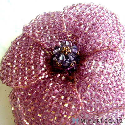 BFK-104:  Miyuki Misty Purple Corsage Kit 