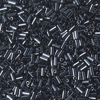 BGL1-451:  3mm Miyuki Bugle Bead Gunmetal (was BGL 