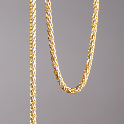 CH0002-MG: 3mm Wheat Chain - Matte Gold (5ft) 