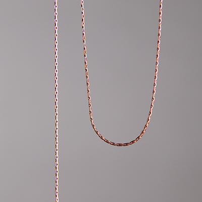CH0008-AC: 0.7mm Chain - Antique Copper (5 ft) 