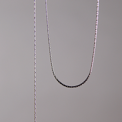 CH0008-GM: 0.7mm Chain - Gunmetal (5 ft) 