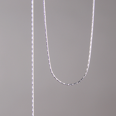 CH0008-S: 0.7mm Chain - Silver Plated (5 ft) 