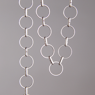 CH0011-AS: 9mm Round Chain - Antique Silver (5 ft) - Discontinued 