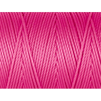 CLC-FHP:  C-LON Bead Cord Fluo Hot Pink 