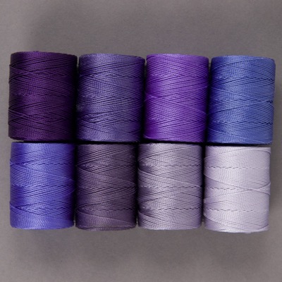 CLC.MIX-07:  C-Lon Bead Cord Mix 7: Horizon Mix (8 colors- 1 bobbin each) 