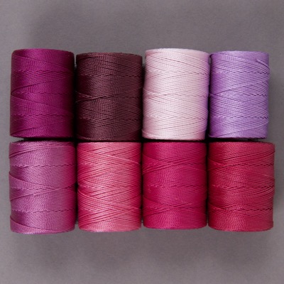 CLC.MIX-08:  C-Lon Bead Cord Mix 8: Wildflower Mix (8 colors- 1 bobbin each) 