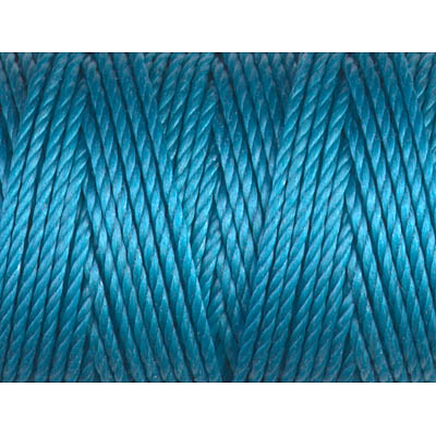 CLC.400-CY:  C-LON Tex 400 Bead Cord Cyan 