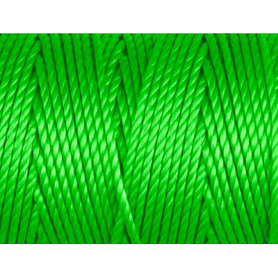 CLC.400-NEG:  C-LON Tex 400 Bead Cord Neon Green 