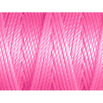 CLC.400-NEP:  C-LON Tex 400 Bead Cord Neon Pink 
